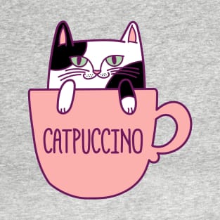 Catpuccino in Tuxedo T-Shirt